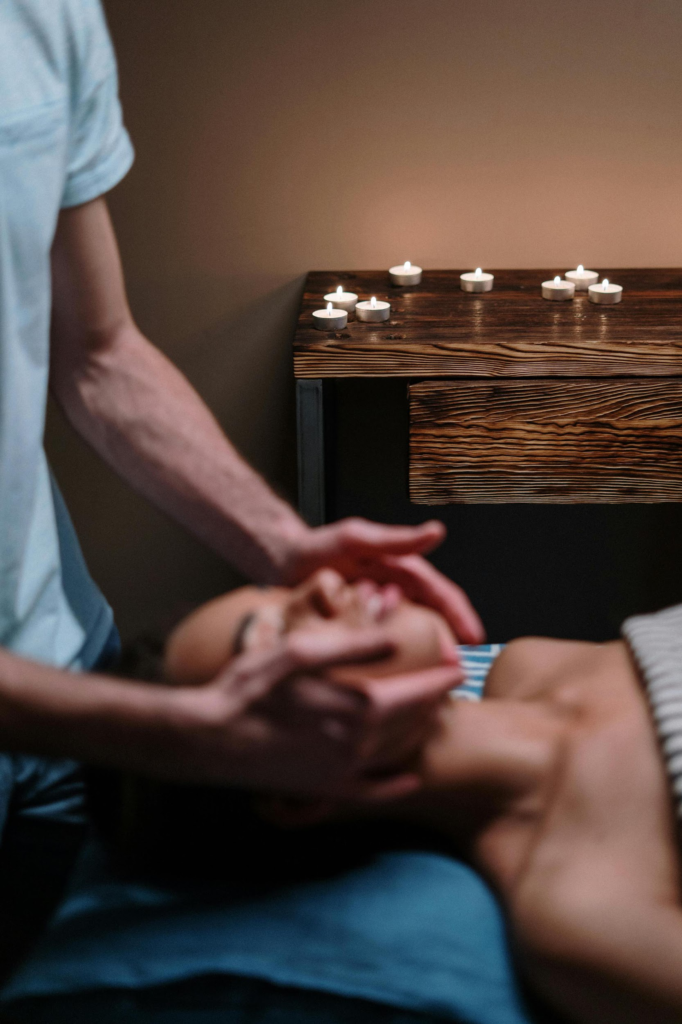 High-end wellness spa setting for luxury massage experience