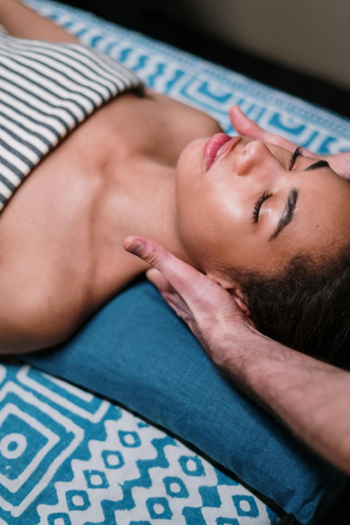 Premium massage therapy treatment in upscale wellness setting