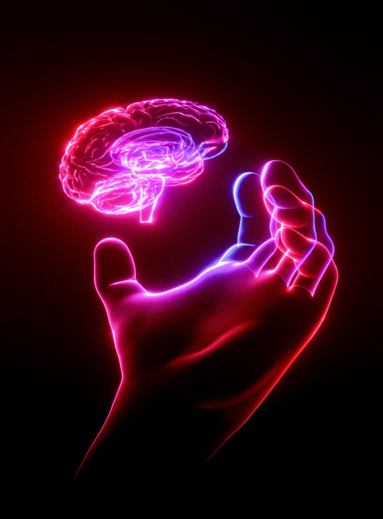 An image showing a hand with nervous system