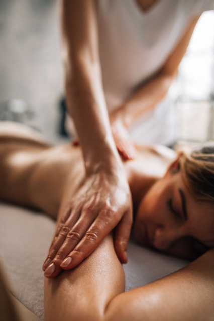 Professional massage therapy session supporting relaxation and overall wellness